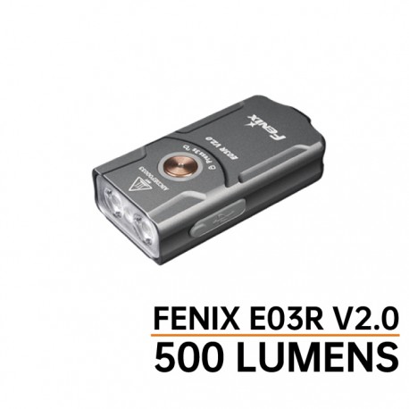 Nuevo pack Fenix PD36R Pro + E03R V2.0 (Gris)