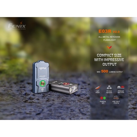 Nuevo pack Fenix PD36R Pro + E03R V2.0 (Gris)