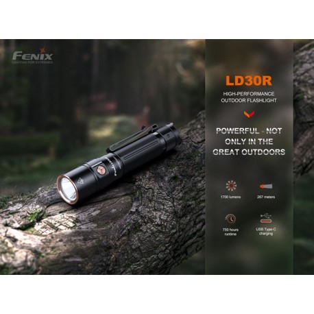 Linterna Fenix LD30R - 1700 lúmenes de alto rendimiento
