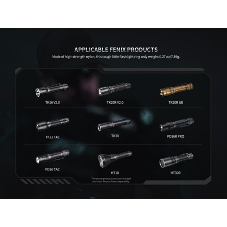 Fenix ALR-01 - Anillo Sujetador para linternas tácticas