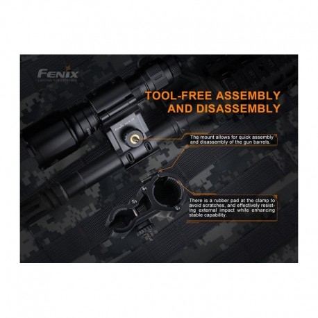 Pack para Caza incluye la Linterna HT18, pulsador remoto y soportes montaje  arma