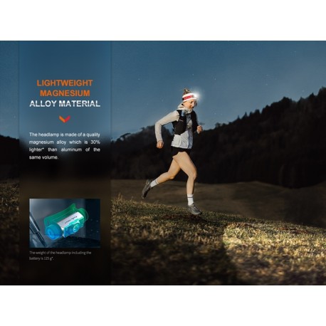 Frontal Fénix HM62-T (Negro) - 1200 Lúmenes para trail running