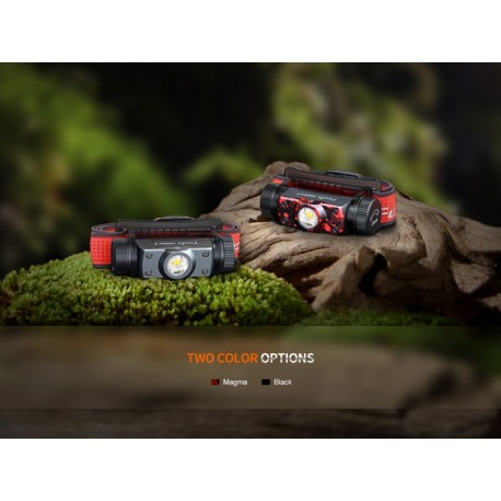 Frontal Fénix HM62-T (Negro) - 1200 Lúmenes para trail running