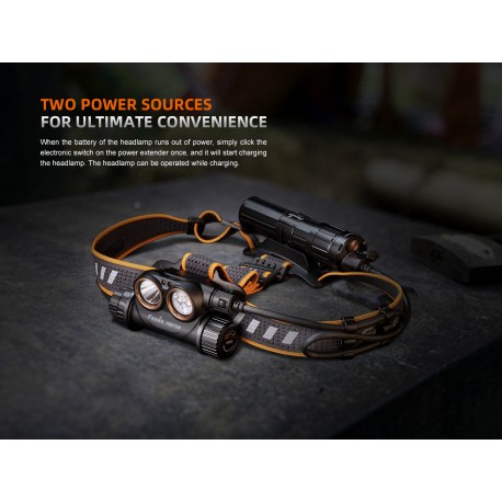 Frontal Fénix HM75R - 1600 lúmenes para alto rendimiento (Fabricada en magnesio)