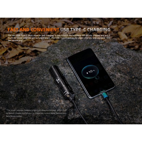 Frontal Fénix HM75R - 1600 lúmenes para alto rendimiento (Fabricada en magnesio)