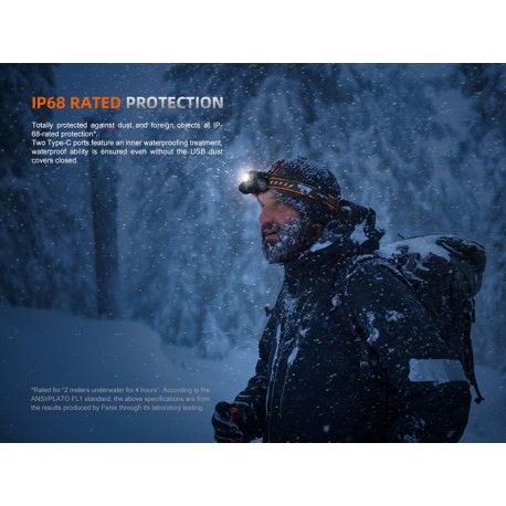 Frontal Fénix HM75R - 1600 lúmenes para alto rendimiento (Fabricada en magnesio)