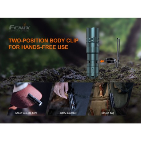 Linterna Fenix PD25R (Color verde) - 800 lúmenes (Recargable)