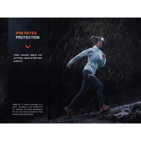 Frontal Fénix HM65R-T V2.0 - 1600 Lúmenes (Incluye batería de 3400 mAh)