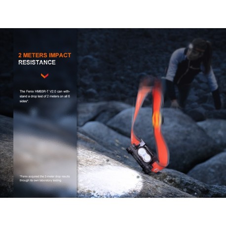 Frontal Fénix HM65R-T V2.0 - 1600 Lúmenes (Incluye batería de 3400 mAh)