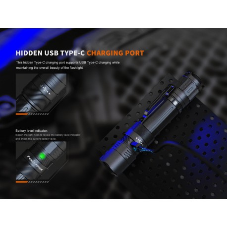 Fénix PD32R - 1400 lúmenes, compacta y recargable