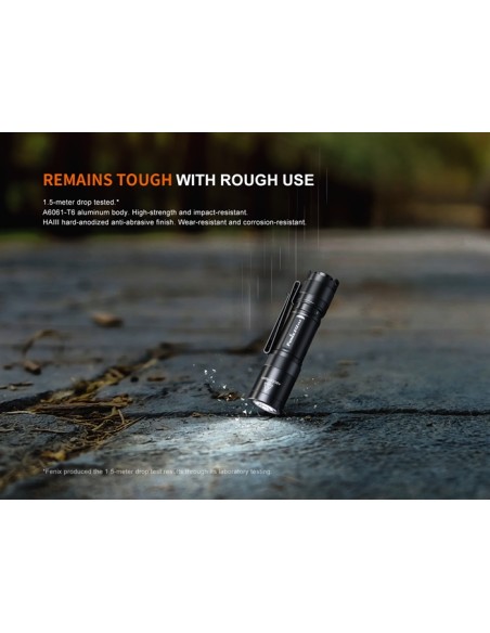 Linterna Fenix E12 V3.0 - 200 Lúmenes (1 Pila AA incluida)