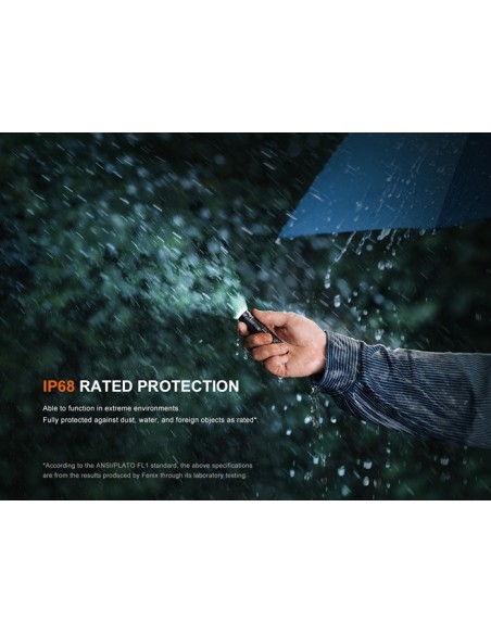 Linterna Fenix E12 V3.0 - 200 Lúmenes (1 Pila AA incluida)