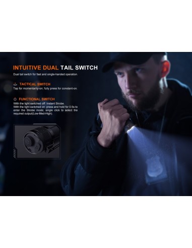 Linterna táctica Fénix TK05R - 1000 lúmenes