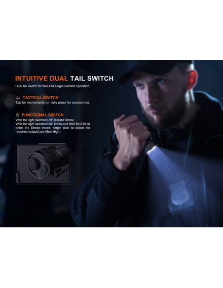 Linterna táctica Fénix TK05R - 1000 lúmenes