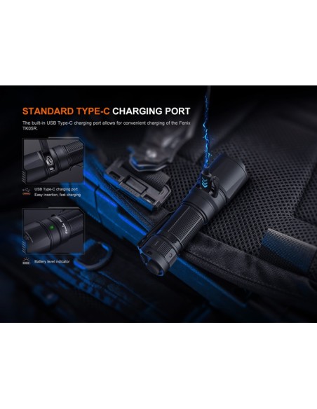 Linterna táctica Fénix TK05R - 1000 lúmenes