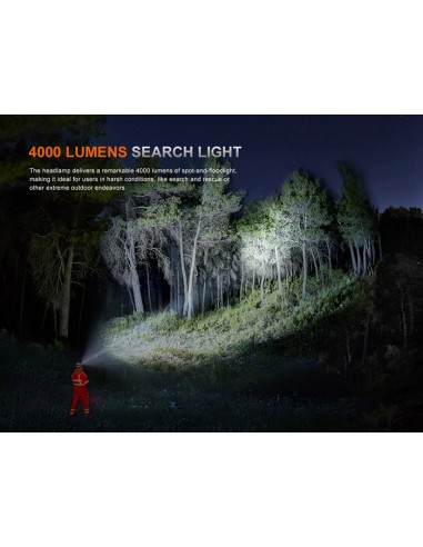 Linterna Frontal Fenix ​​HP35R - 4000 lumens