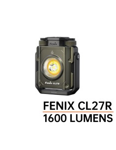 Fenix CL27R: Linterna exterior multifuncional - 1600 lúmenes (verde)
