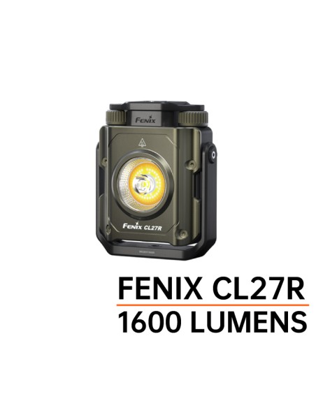 Fenix CL27R: Linterna exterior multifuncional - 1600 lúmenes (verde)
