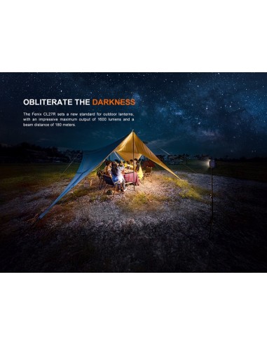 Fenix CL27R: Linterna exterior multifuncional - 1600 lúmenes (verde)