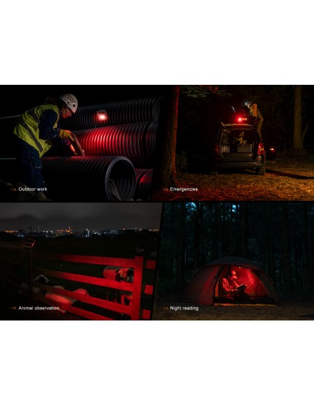 Fenix CL27R: Linterna exterior multifuncional - 1600 lúmenes (verde)