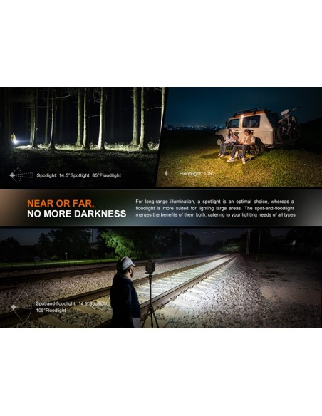 Fenix CL27R: Linterna exterior multifuncional - 1600 lúmenes (verde)