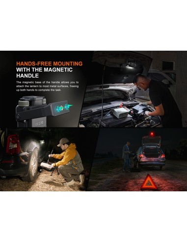 Fenix CL27R: Linterna exterior multifuncional - 1600 lúmenes (verde)