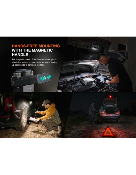 Fenix CL27R: Linterna exterior multifuncional - 1600 lúmenes (verde)