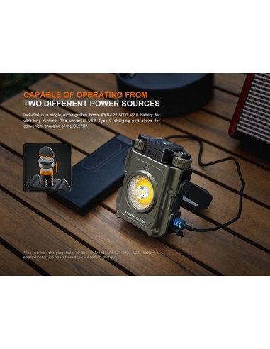 Fenix CL27R: Linterna exterior multifuncional - 1600 lúmenes (verde)