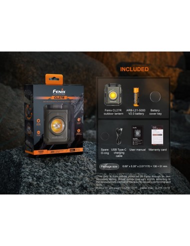 Fenix CL27R: Linterna exterior multifuncional - 1600 lúmenes (verde)
