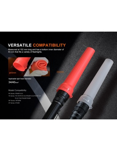 Fenix AOT-04 - Cono Tráfico color rojo