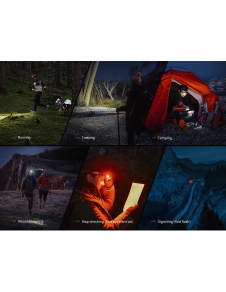 Frontal Fénix HM23 V2.0 - 300 lúmenes (1xAA incluida)