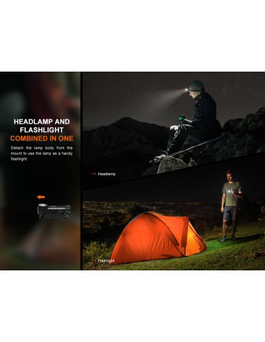 Frontal Fénix HM23 V2.0 - 300 lúmenes (1xAA incluida)