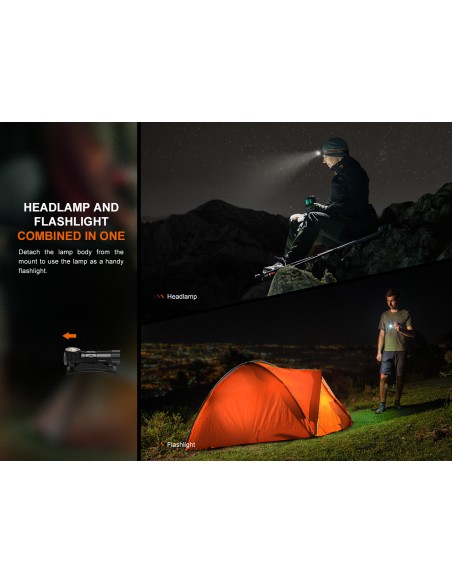 Frontal Fénix HM23 V2.0 - 300 lúmenes (1xAA incluida)