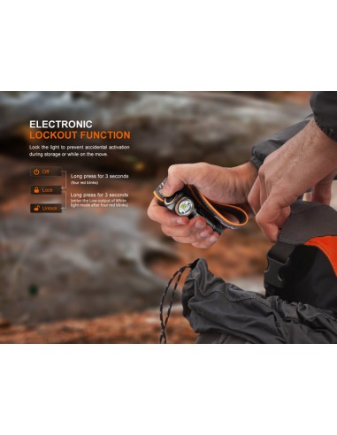 Frontal Fénix HM23 V2.0 - 300 lúmenes (1xAA incluida)