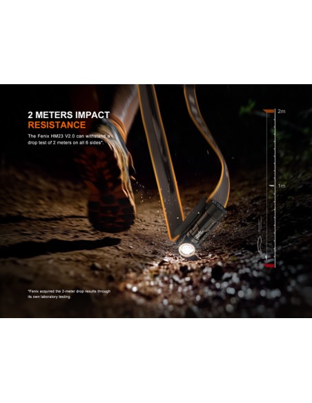 Frontal Fénix HM23 V2.0 - 300 lúmenes (1xAA incluida)