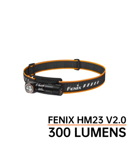 Frontal Fenix HM23 V2.0 - 300 lúmenes (1xAA incluida)
