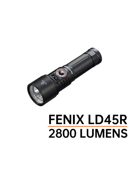 Linterna Fenix LD45R - 2800 lúmenes. Interruptor electrónico avanzado