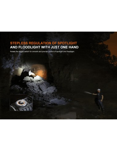 Linterna Fenix LD45R - 2800 lúmenes. Interruptor electrónico avanzado