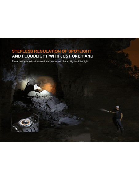 Linterna Fenix LD45R - 2800 lúmenes. Interruptor electrónico avanzado