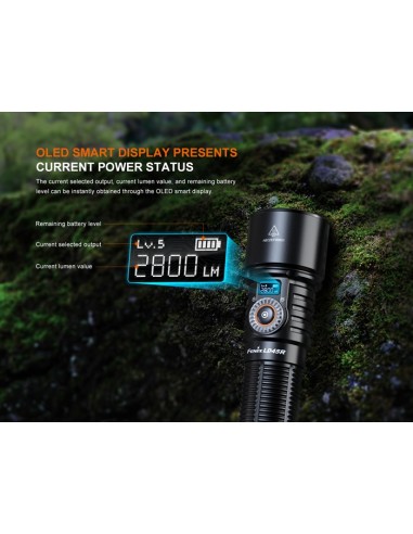 Linterna Fenix LD45R - 2800 lúmenes. Interruptor electrónico avanzado