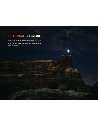 Linterna Fenix LD45R - 2800 lúmenes. Interruptor electrónico avanzado