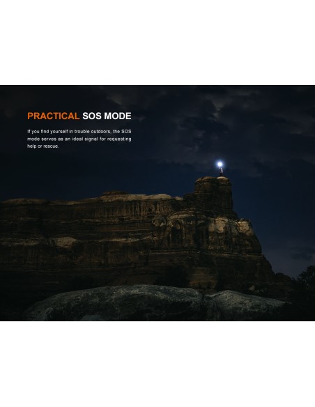 Linterna Fenix LD45R - 2800 lúmenes. Interruptor electrónico avanzado