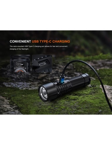 Linterna Fenix LD45R - 2800 lúmenes. Interruptor electrónico avanzado