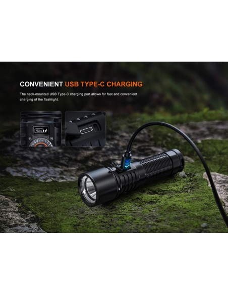 Linterna Fenix LD45R - 2800 lúmenes. Interruptor electrónico avanzado