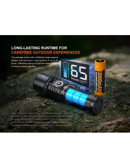 Linterna Fenix LD45R - 2800 lúmenes. Interruptor electrónico avanzado