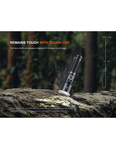 Linterna Fenix LD45R - 2800 lúmenes. Interruptor electrónico avanzado