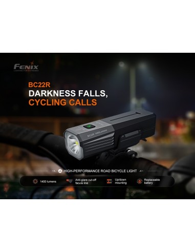 Linterna para Bicicleta Fenix BC22R - 1400 lúmenes
