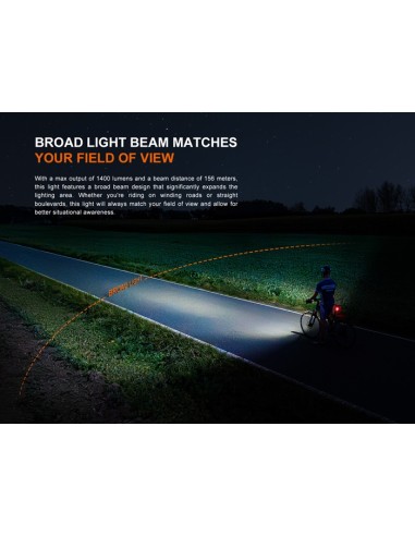 Linterna para Bicicleta Fenix BC22R - 1400 lúmenes