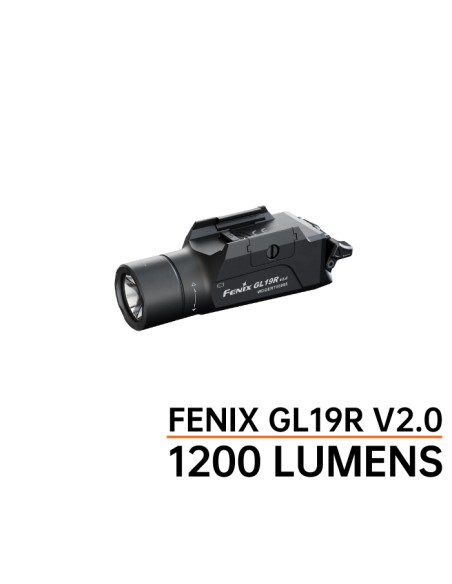 Linterna Táctica Fenix GL19R V2.0 - 1200 lúmenes recargable