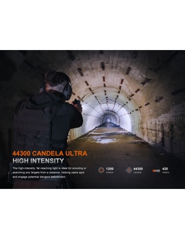 Linterna Táctica Fenix GL19R V2.0 - 1200 lúmenes recargable